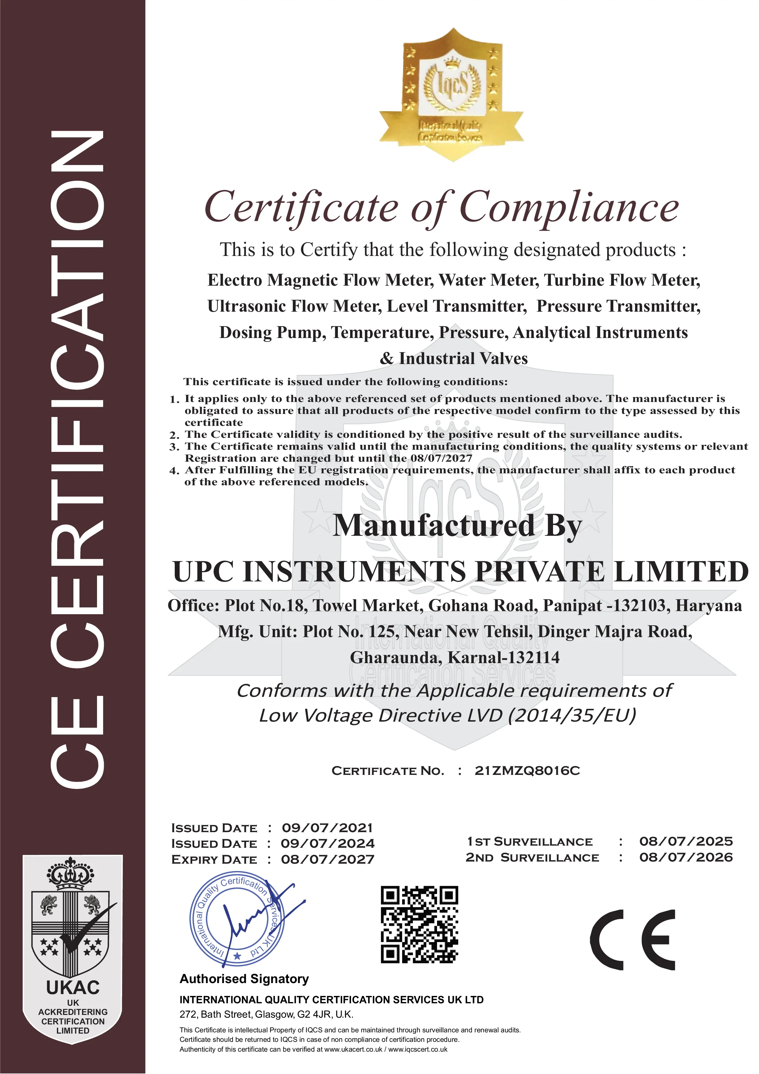 CE Certified