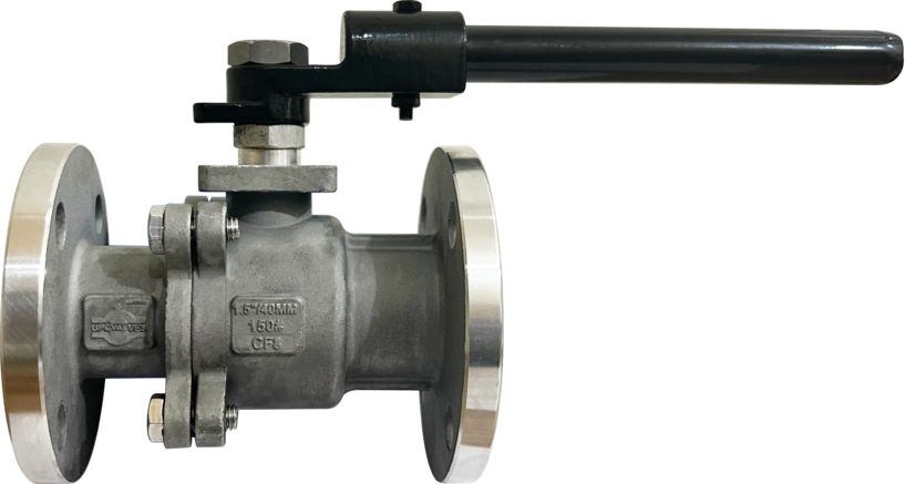 SS304 Two Piece Flange End Ball Valve 300#