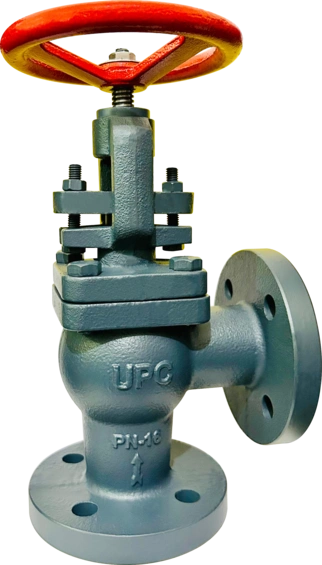 CAST STEEL NON RETURN VALVE RIGHT ANGLE PATTERN