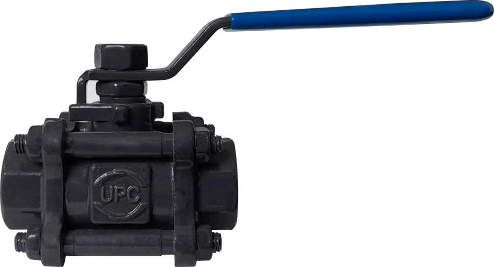 WCB Three Piece Screwed End Ball Valve